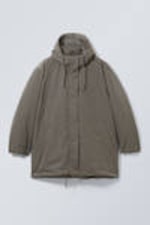 Khaki - Oversized-Steppjacke Honey - 0