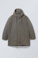 Khaki - Oversized-Steppjacke Honey - 0