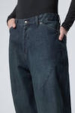 Lake Blue - Medium Blue - Astro Loose Baggy Shape Jeans - 6