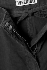 Donkergrijs - Baggy ripstop broek met lage taille - 5