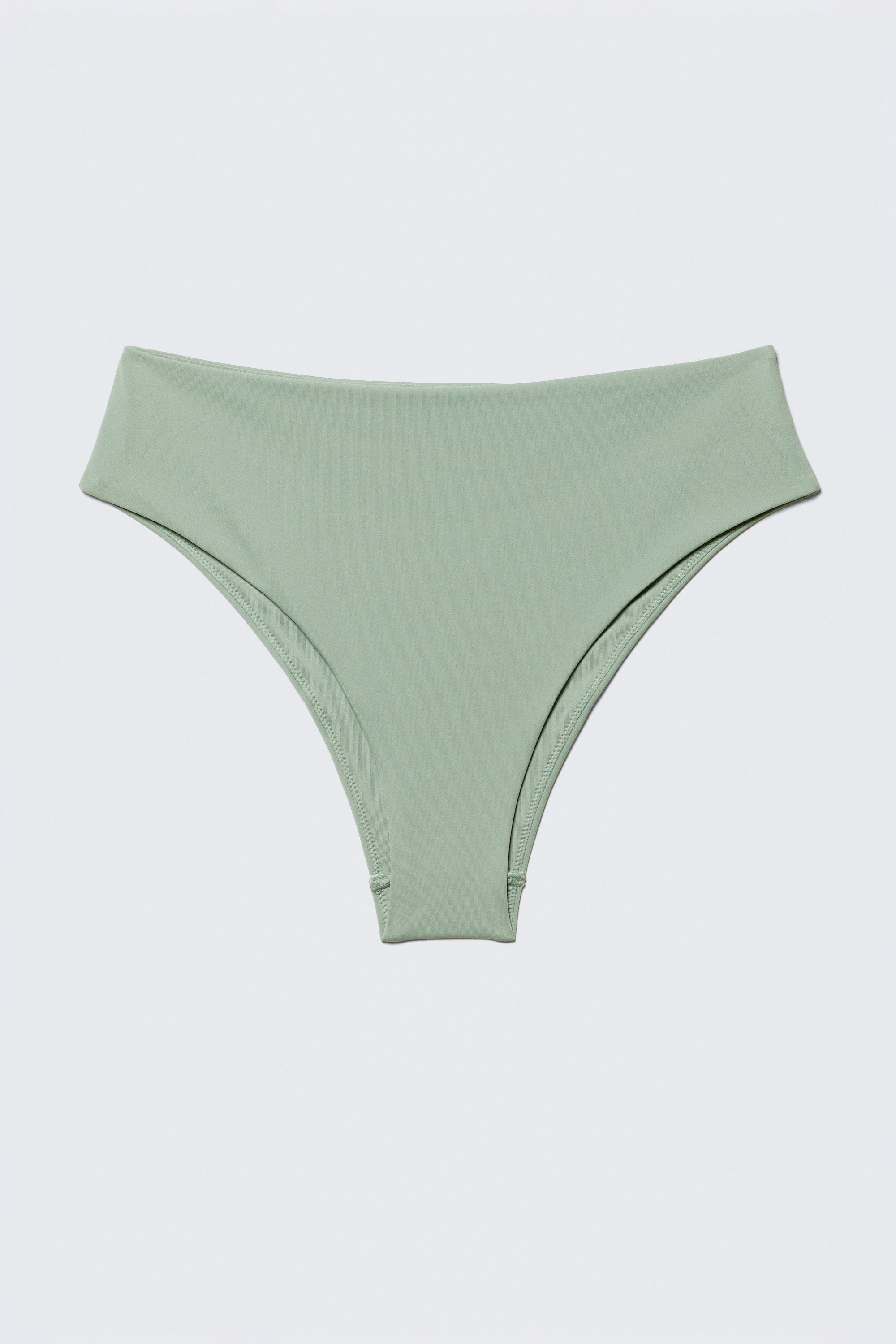 Pastel Green - High Rise Brazilian Bikini Bottoms - 3