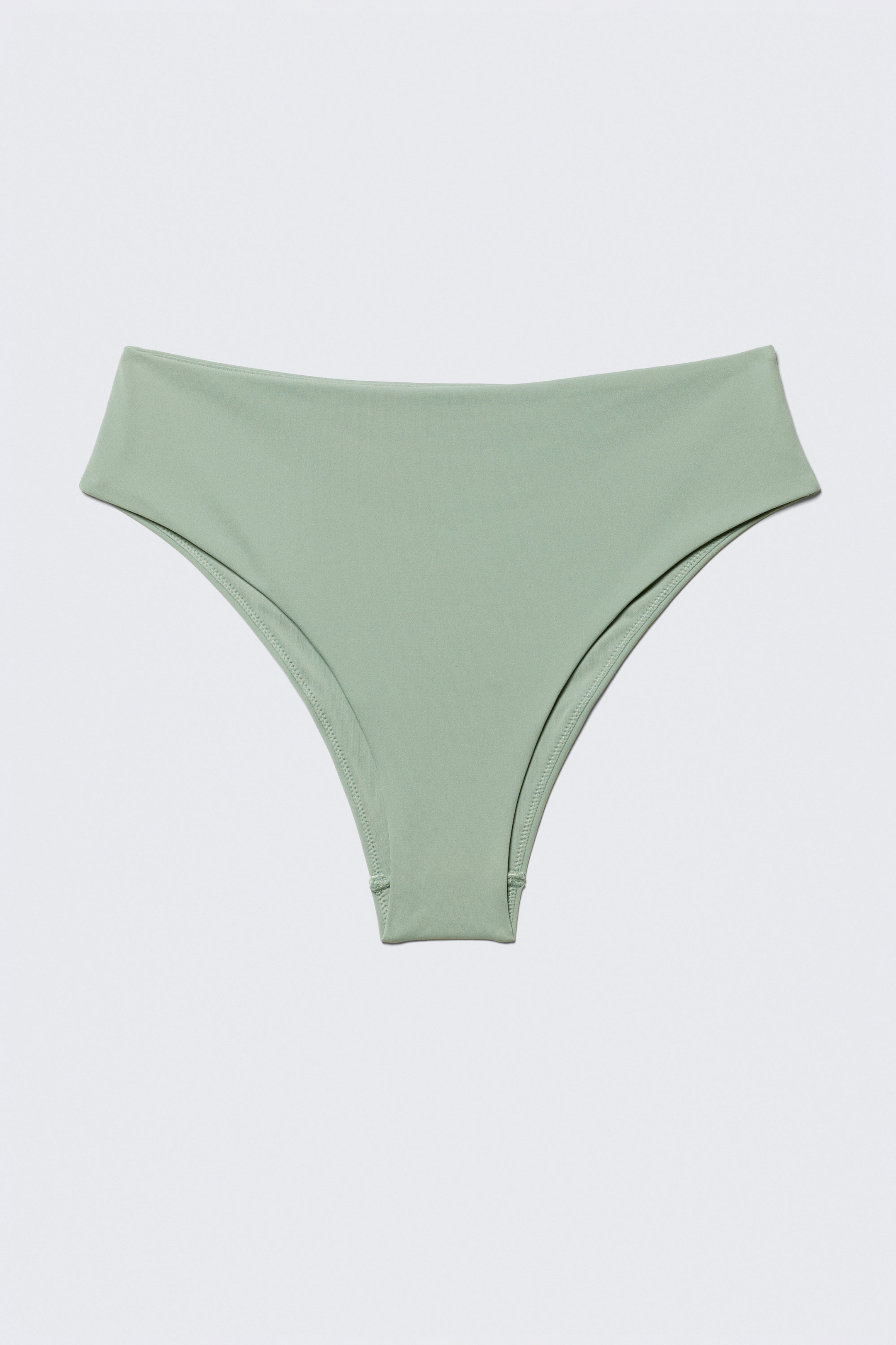 Pastel Green - High Rise Brazilian Bikini Bottoms - 3