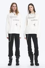 Off-white - Yungblud Boxy Printed Long-Sleeved Tee - 0