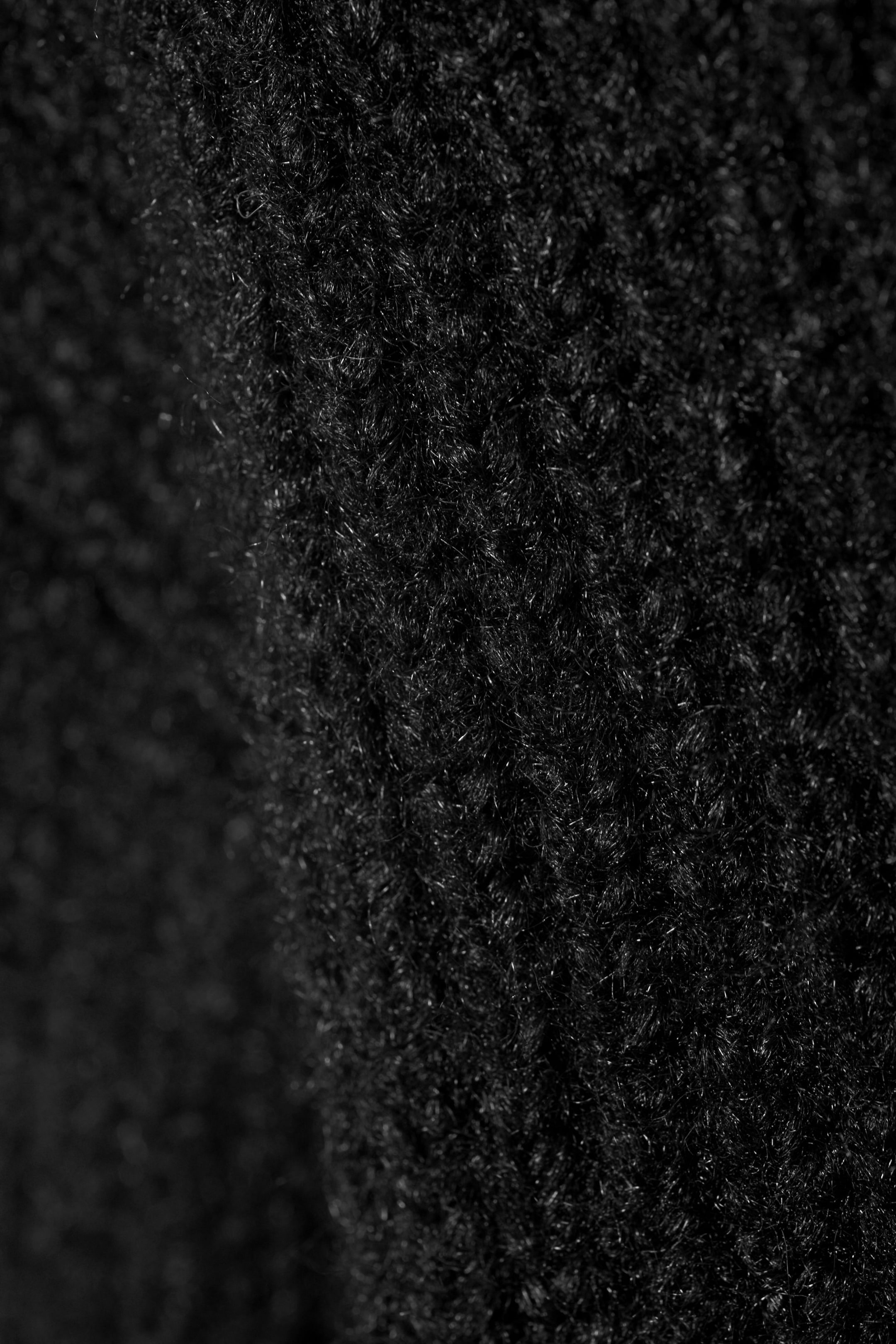 Black - Renzo Relaxed Wool Blend Turtleneck - 1