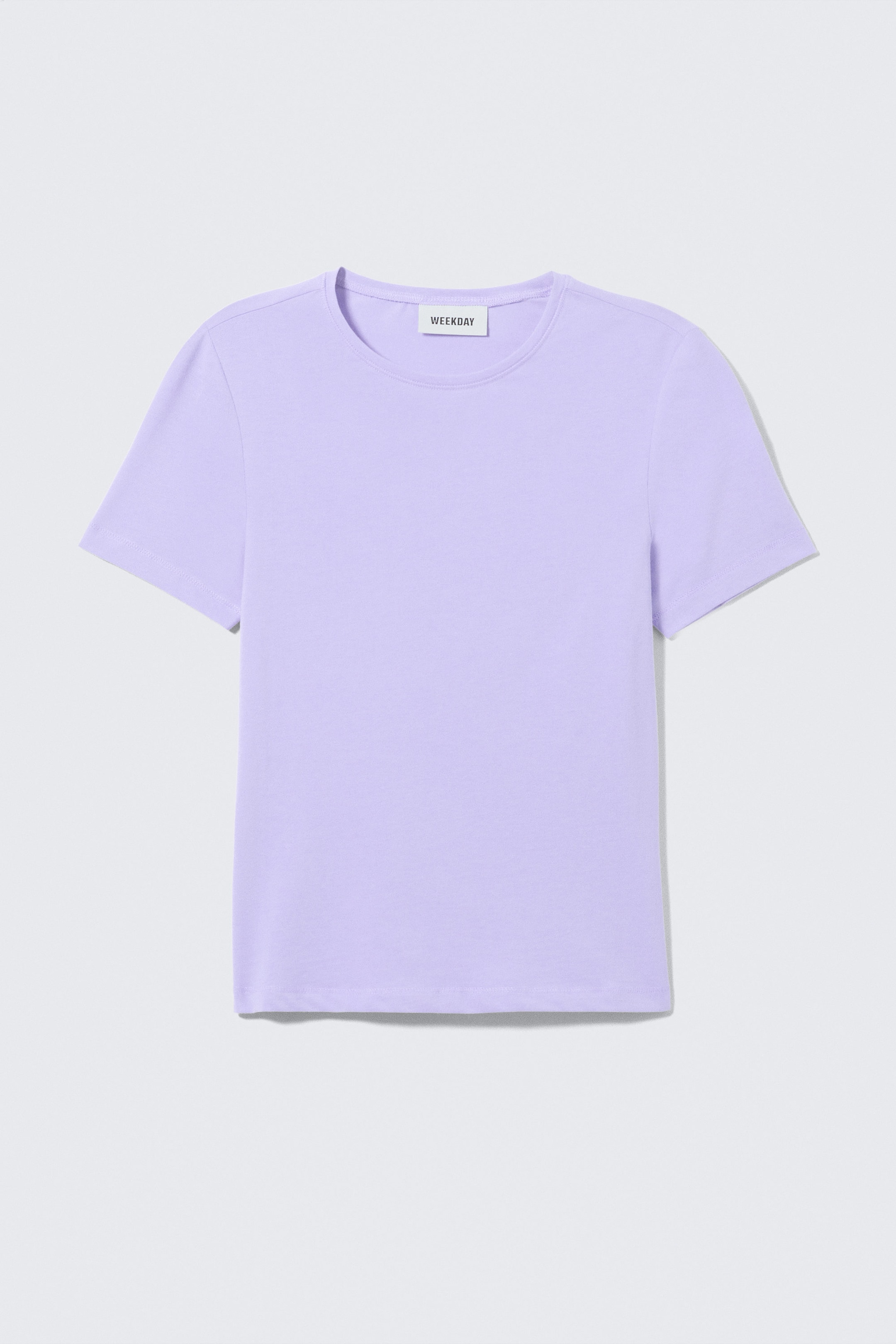 Light Purple - Slim Fitted T-shirt - 4