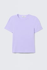 Light Purple - Slim Fitted T-shirt - 4