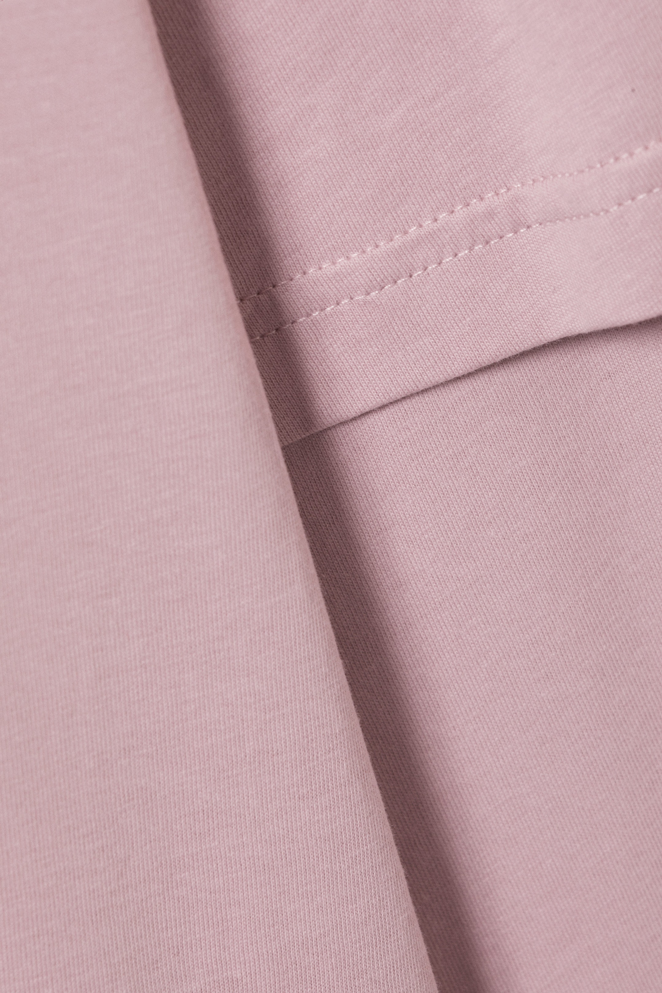 Ljusrosa - Lager-på-lager långärmad T-shirt i bomull - 4