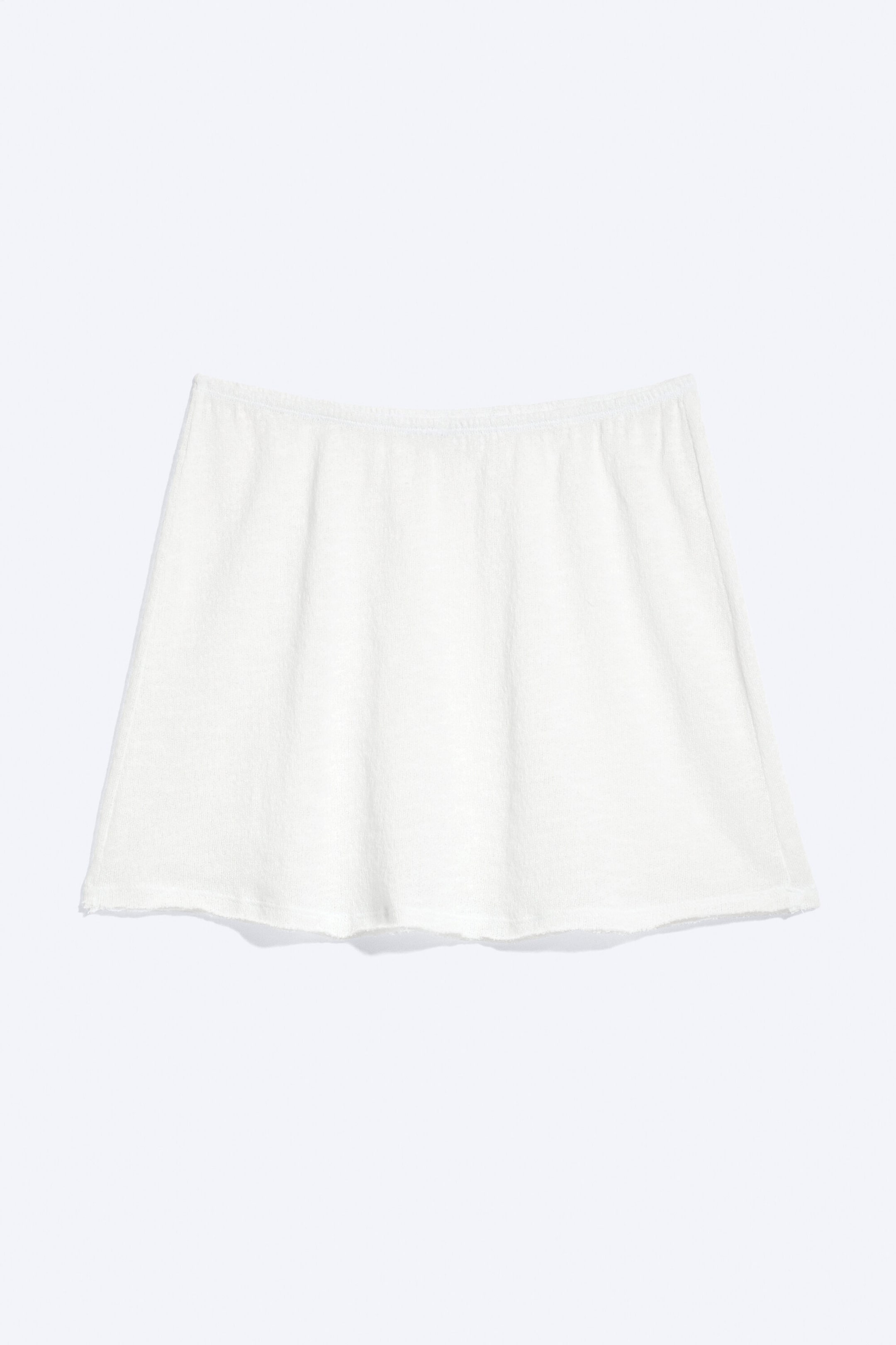 White - Minikjol i bomull - 1