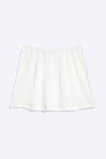 White - Minikjol i bomull - 0