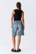 Blue Fade - Mittelblau - Monterey Low Rise Denim Shorts - 3