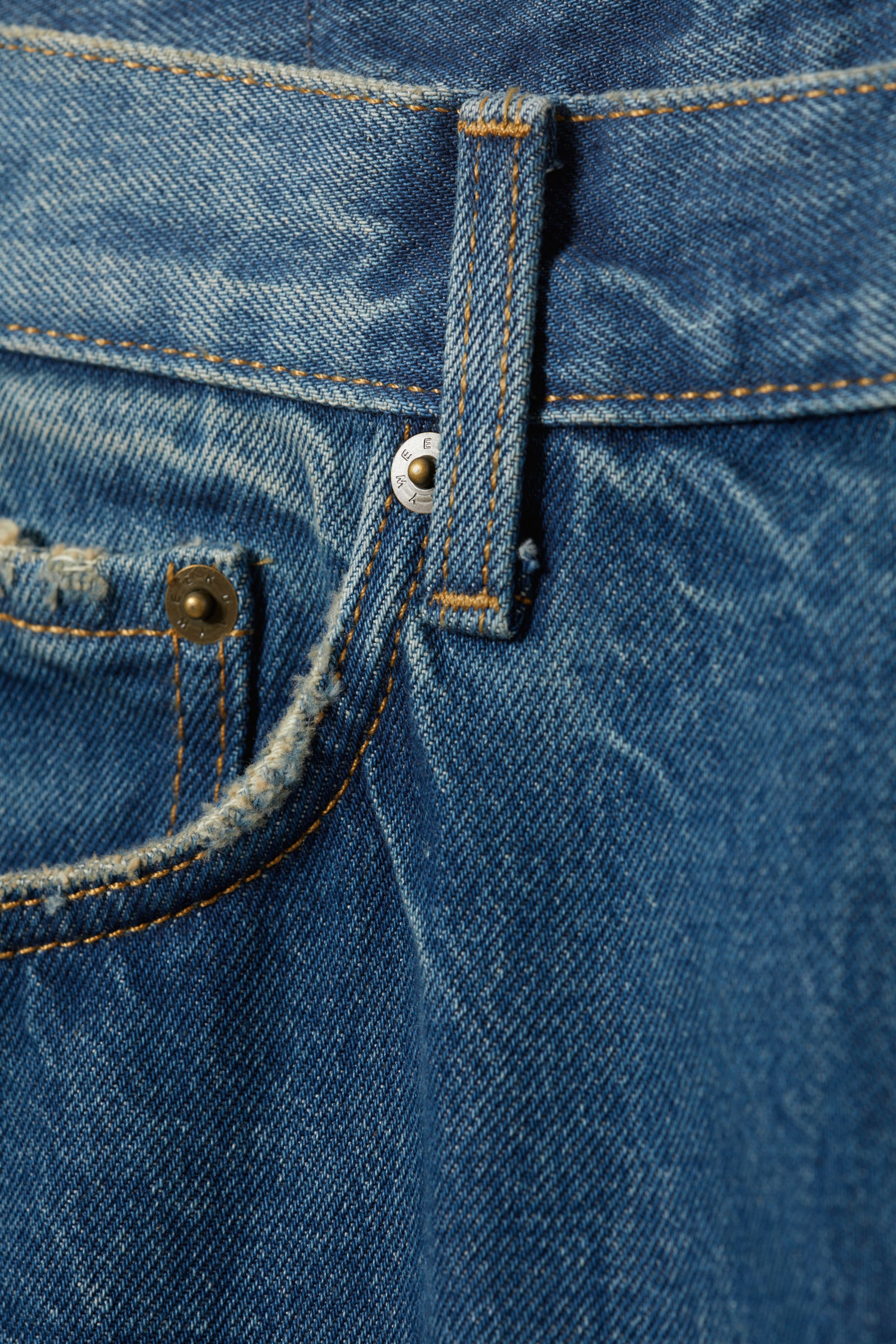 Blue Era – Middelblauw - Galaxy Loose Straight Leg Jeans - 2