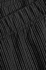 Schwarz gestreift - Pull-on-Anzughose mit niedrigem Bund - 6