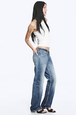 Board Blue - Medium Blue - Arrow Low Rise Regular Straight Jeans - 2