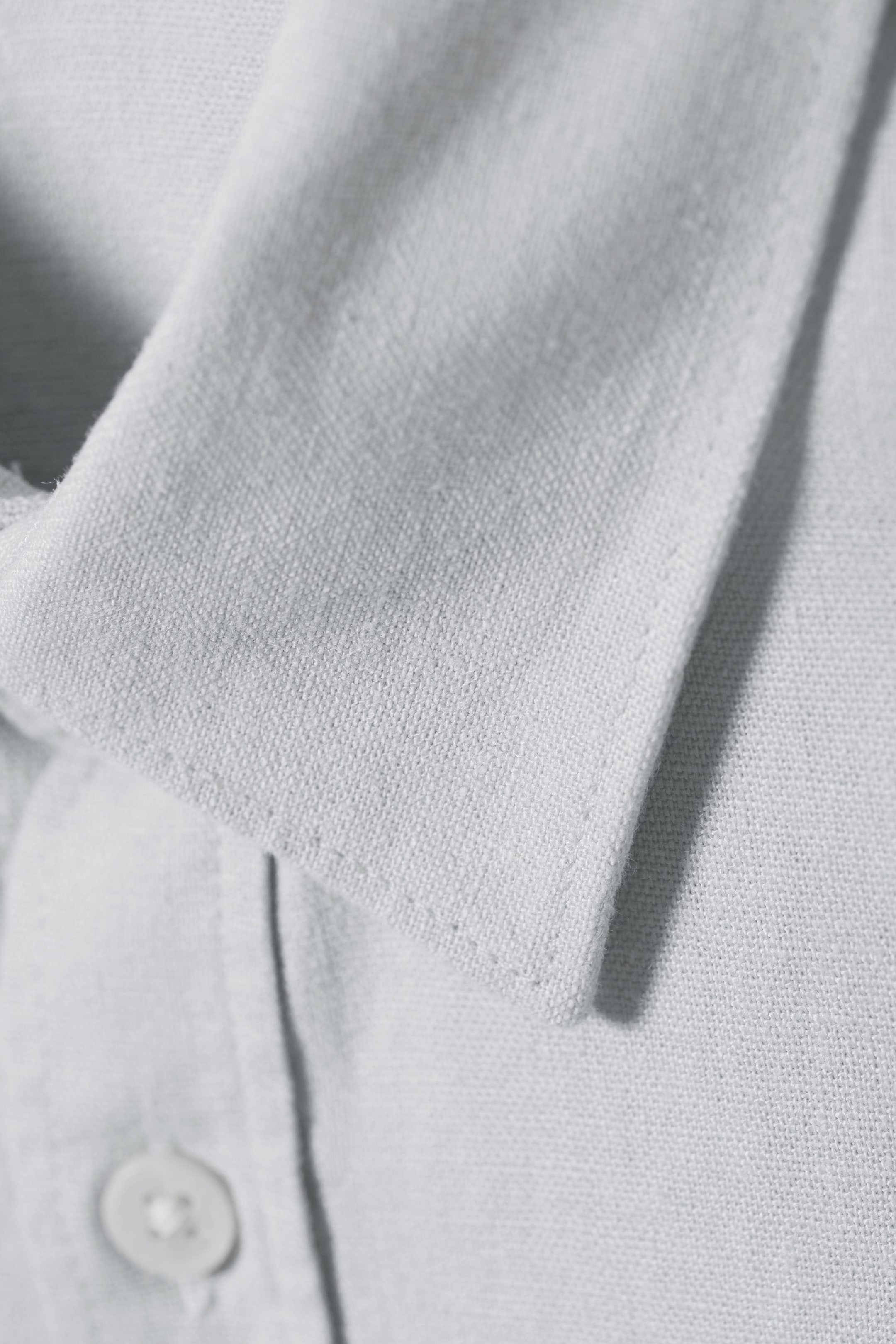 Dusty light blue - Randy Linen Short Sleeve Shirt - 1