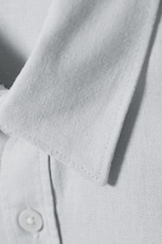 Dusty light blue - Randy Linen Short Sleeve Shirt - 1