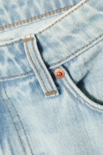 Aeon Blue - Light Blue - Arrow Low Rise Regular Straight Leg Jeans - 6