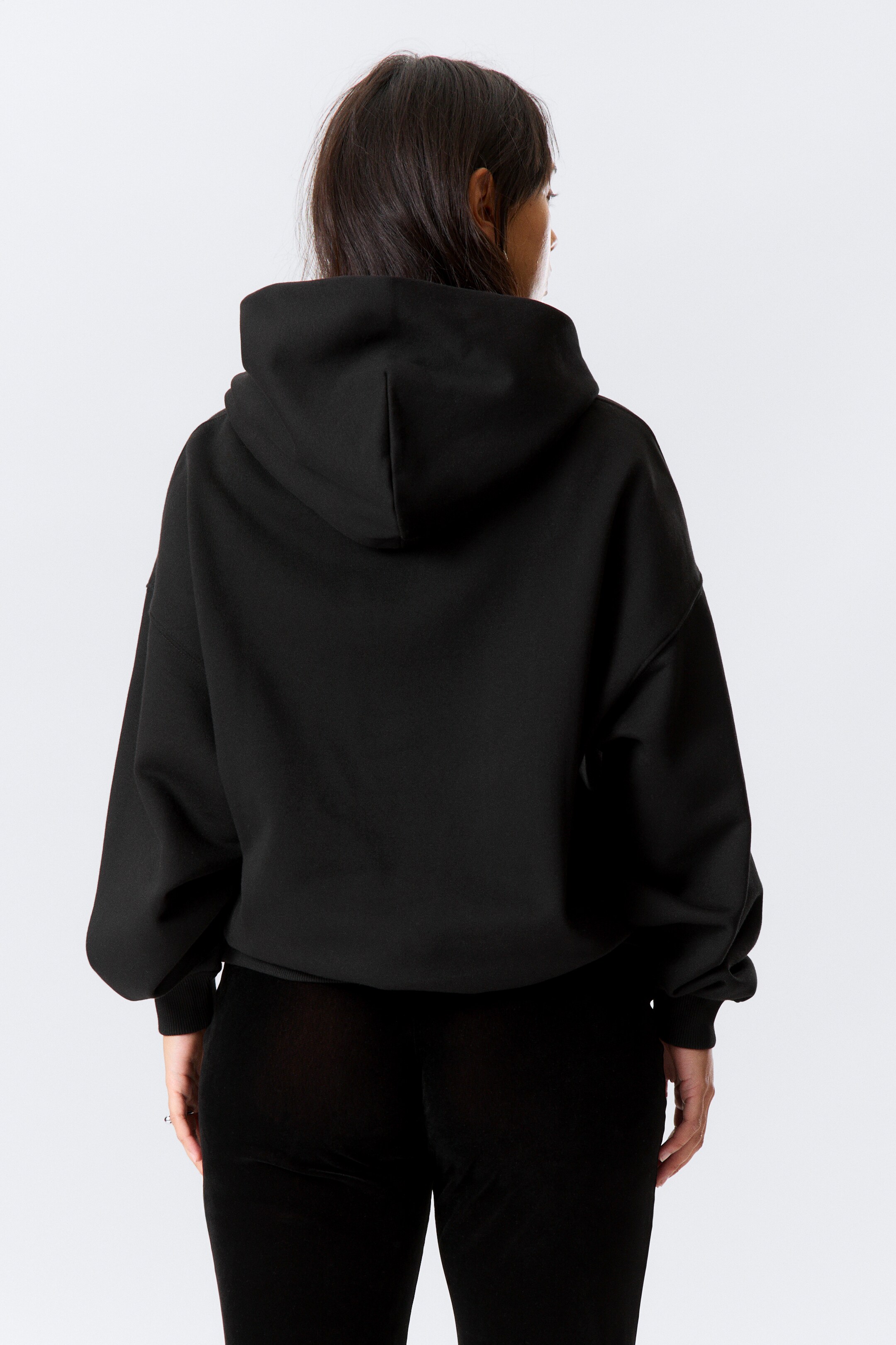 Ingrandisci l'immagine: Oversized Heavyweight Hoodie - Black - DONNA | H&M CH 3