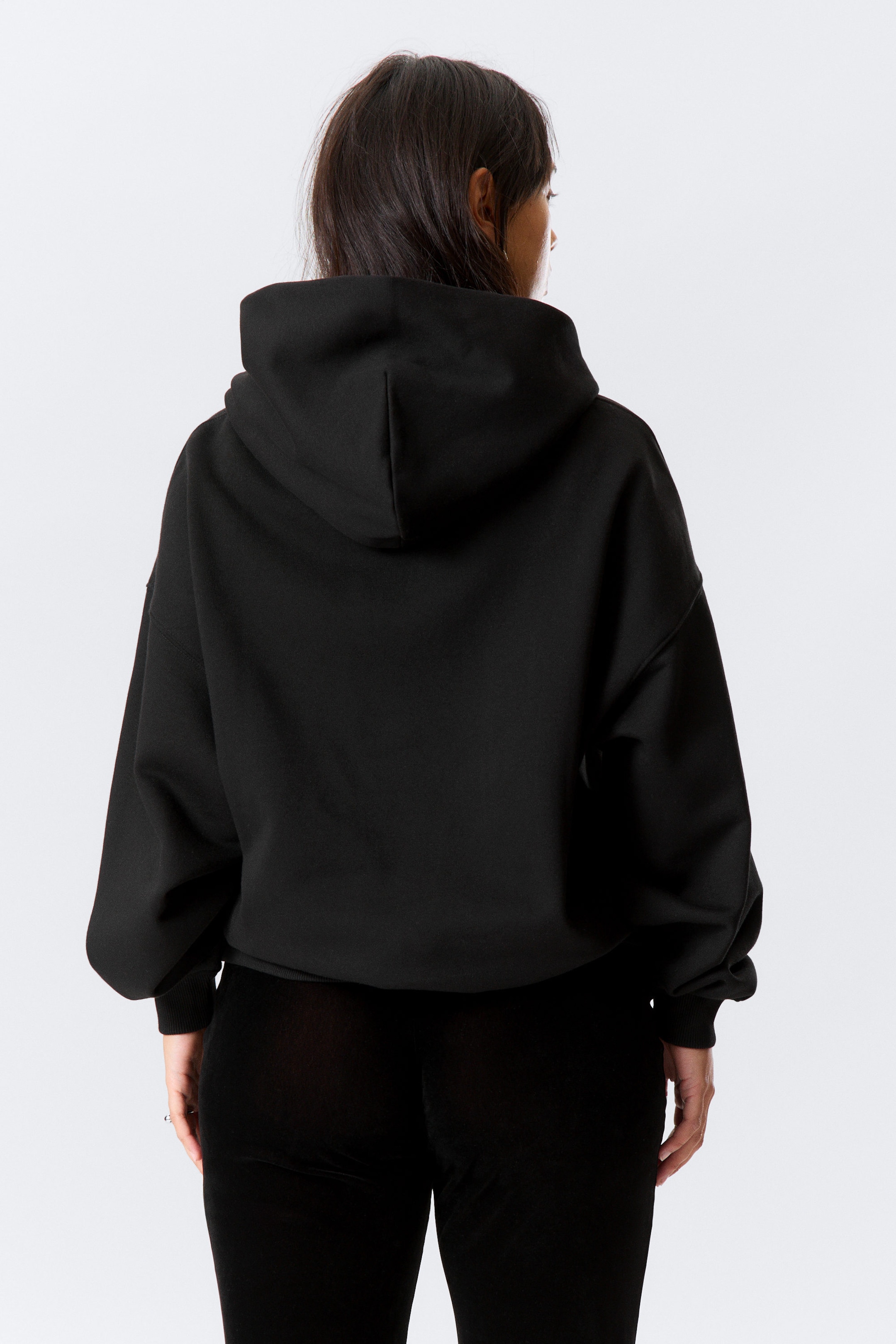 Black - Oversized Heavyweight Hoodie - 2