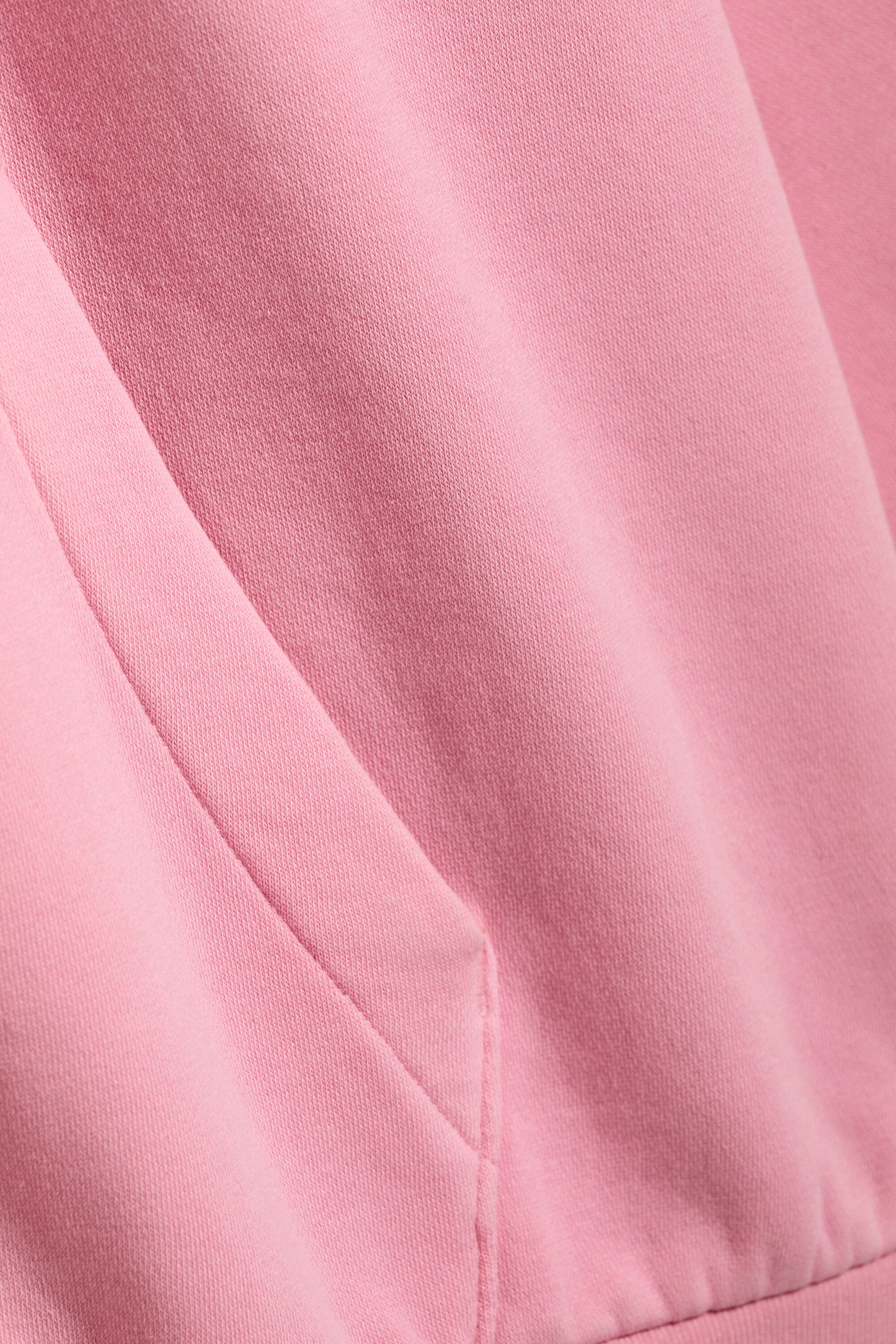 Gewaschenes Rosa - Hoodie mit weiter Passform - 5