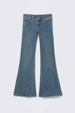 Blue Tide - Dark Blue - LENI LOW RISE FLARED SKINNY JEANS - 4