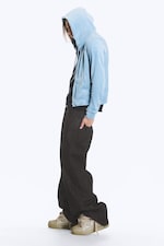 Extra Black Rinse - Looser Regular Waist Loose Straight Jeans - 2