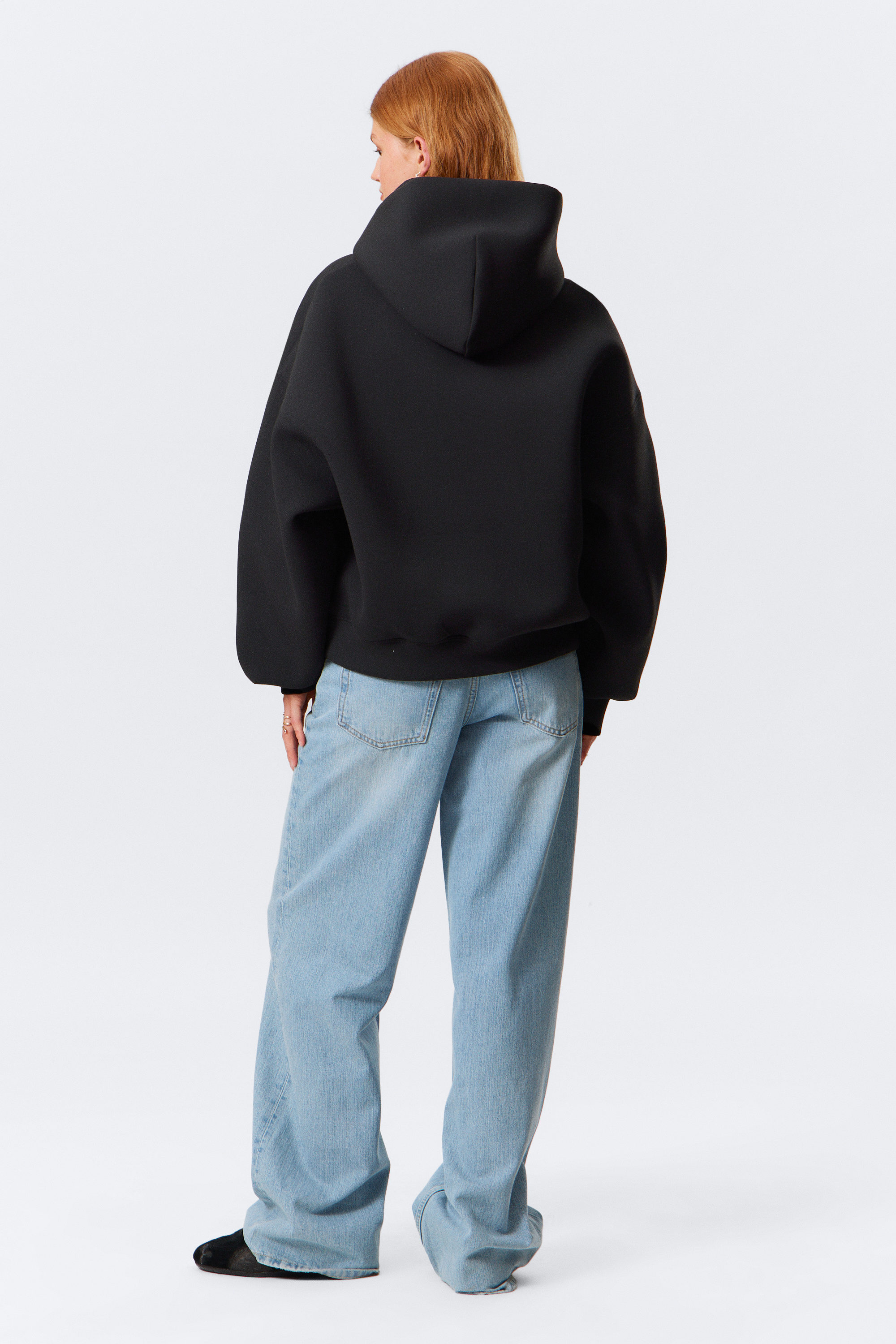 Schwarz - Scuba-Hoodie mit Oversize-Passform - 2