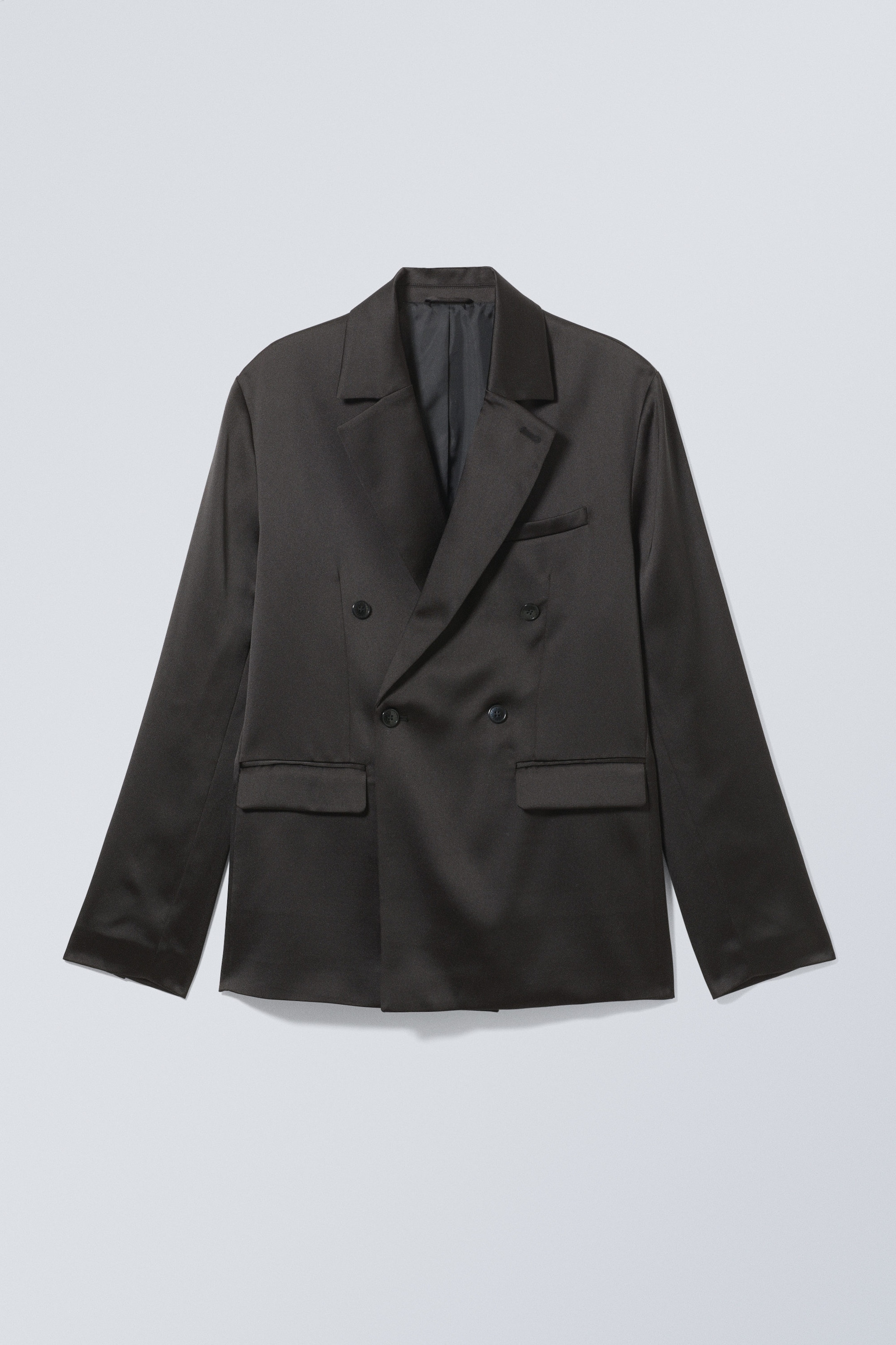 Schwarz - Normal geschnittener Blazer Roberto - 0