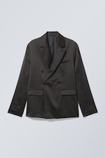 Schwarz - Normal geschnittener Blazer Roberto - 0