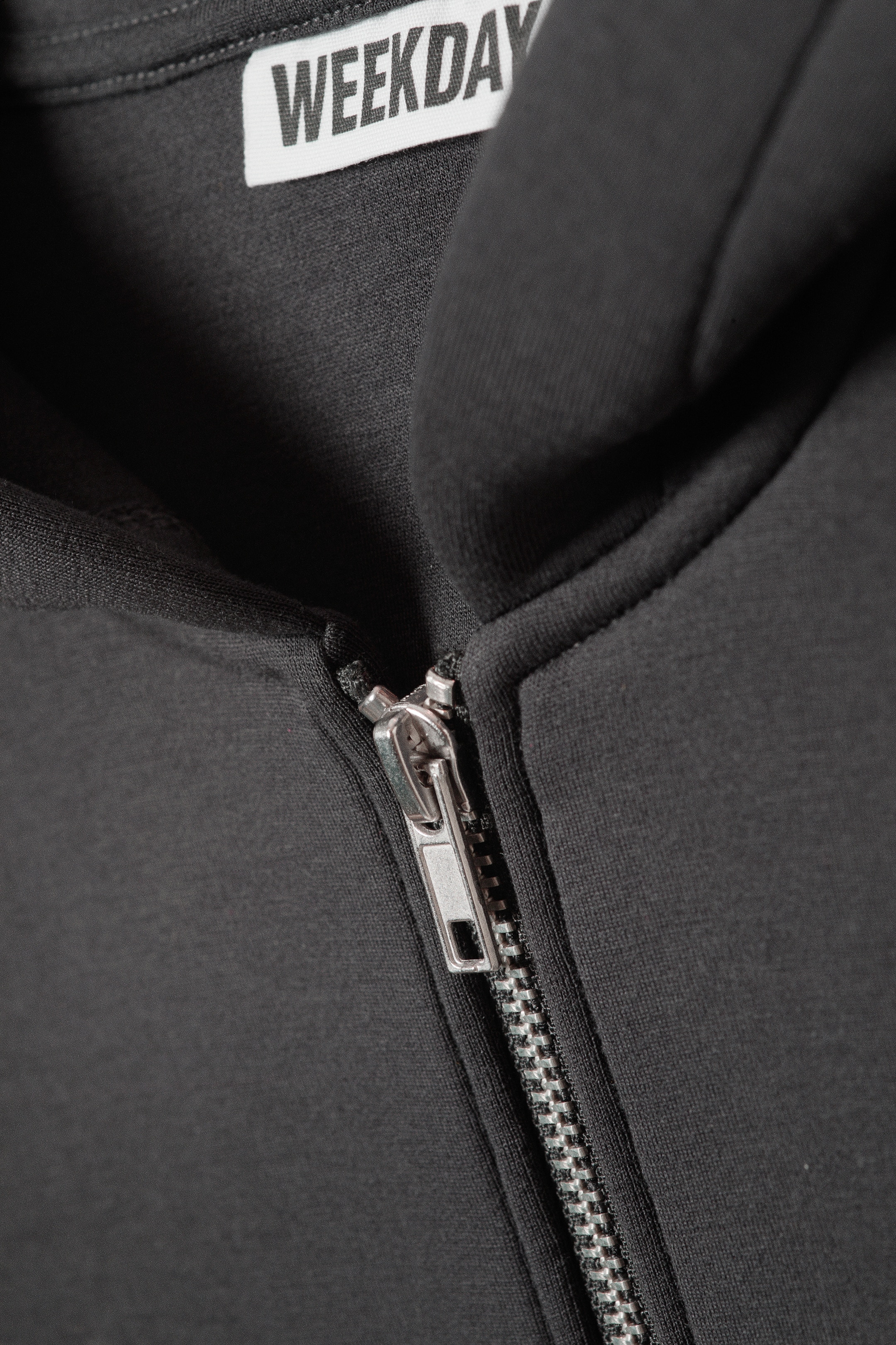 View larger image: Oversized Scuba Zip-Hoodie - Dark Grey - Ladies | H&M GB 5