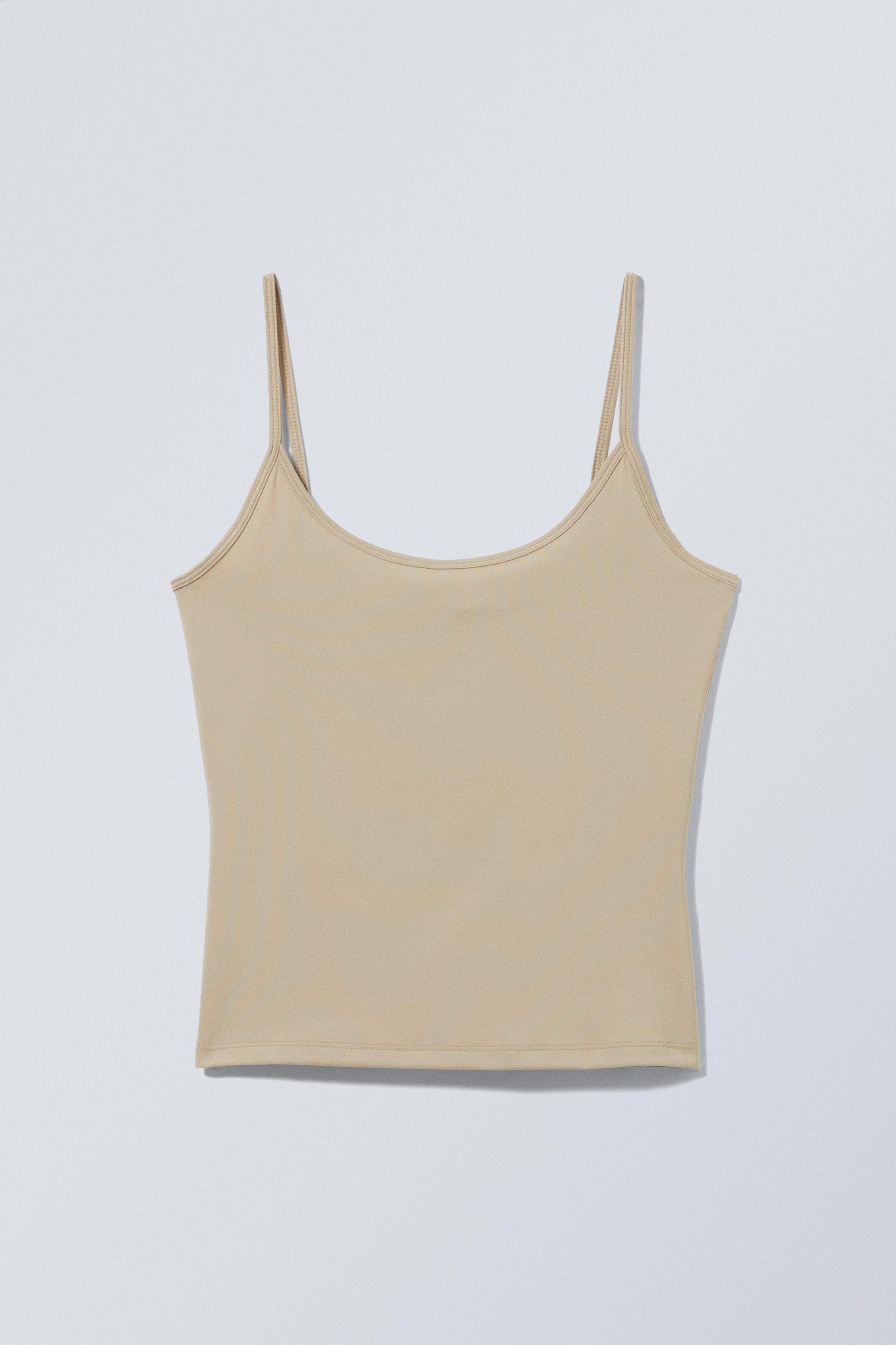 Light Dusty Khaki - Fine Singlet - 0