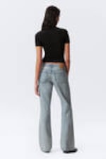 Brick Blue - Hellblau - Nova Low Waist Slim Bootcut Leg Jeans - 3