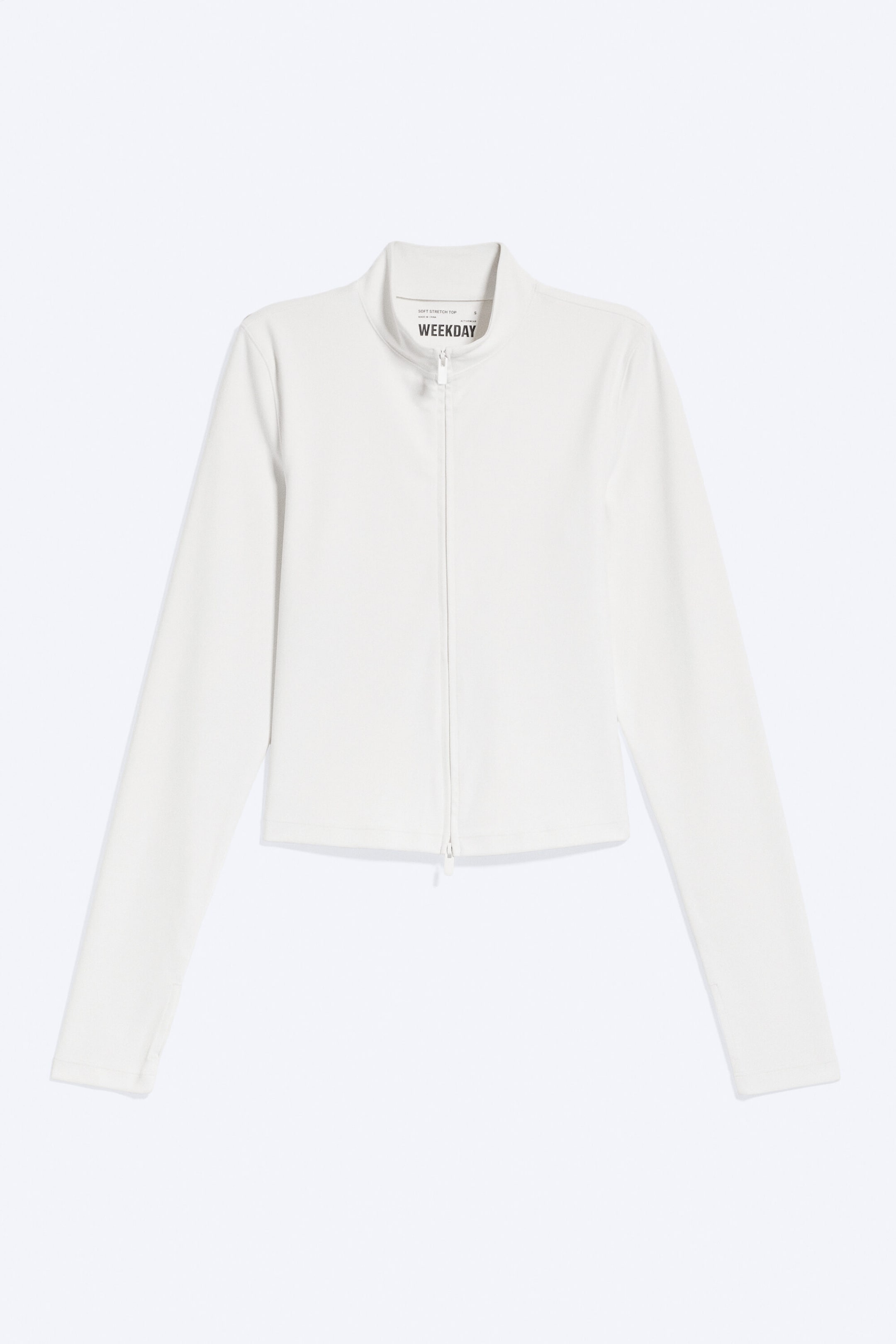 White - Zipped Sports Jacket - 4