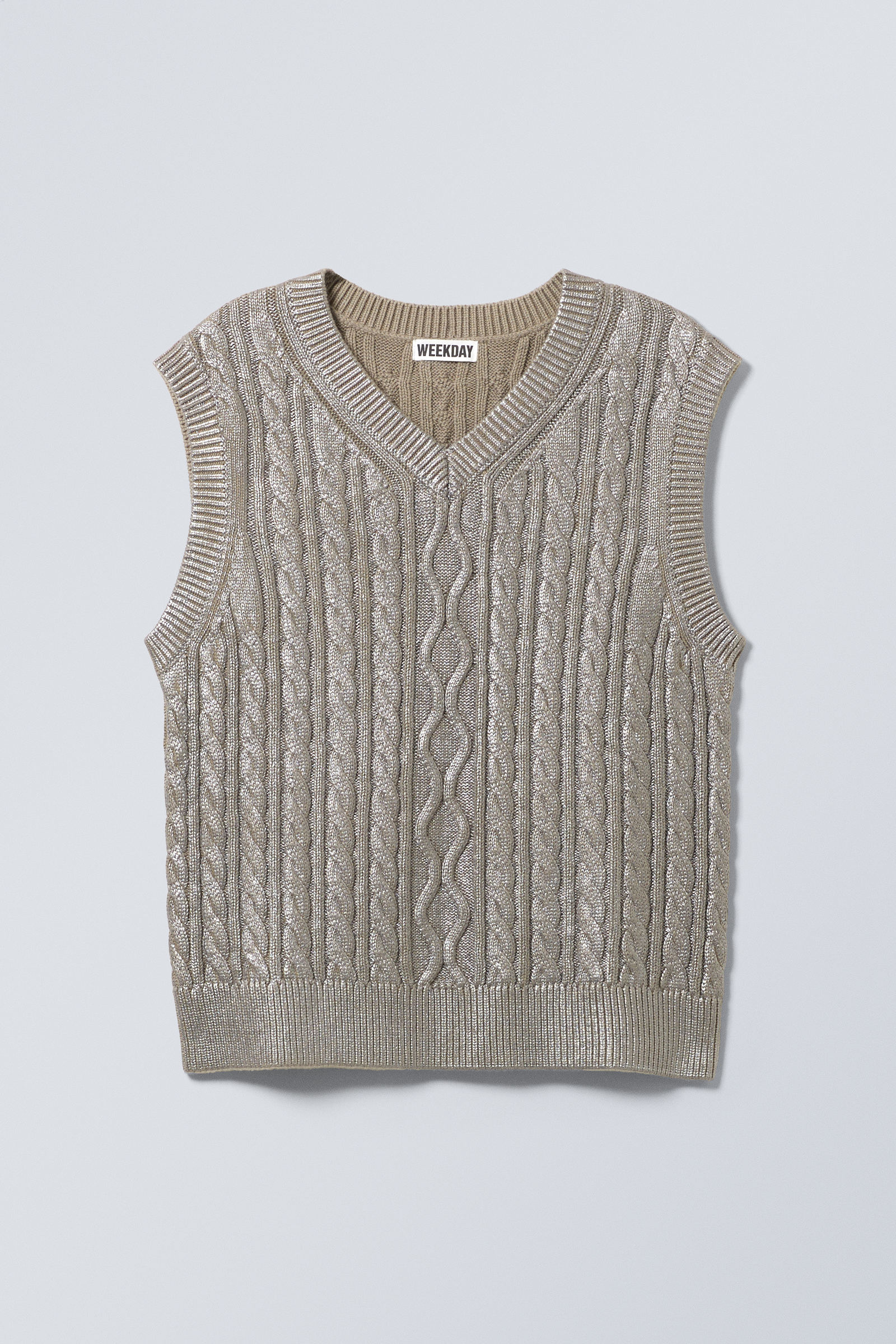 【I AM MARI】24FW★ Mayroll Quilted Wool Vest A-line OP Set Bone Wool Vest (K2410KN078-BLACK)