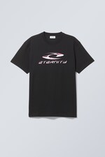 Eternity - Oversized-T-Shirt mit Grafikprint - 0