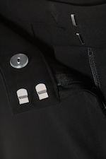 Black - Low Waist Mini Suiting Shorts - 5