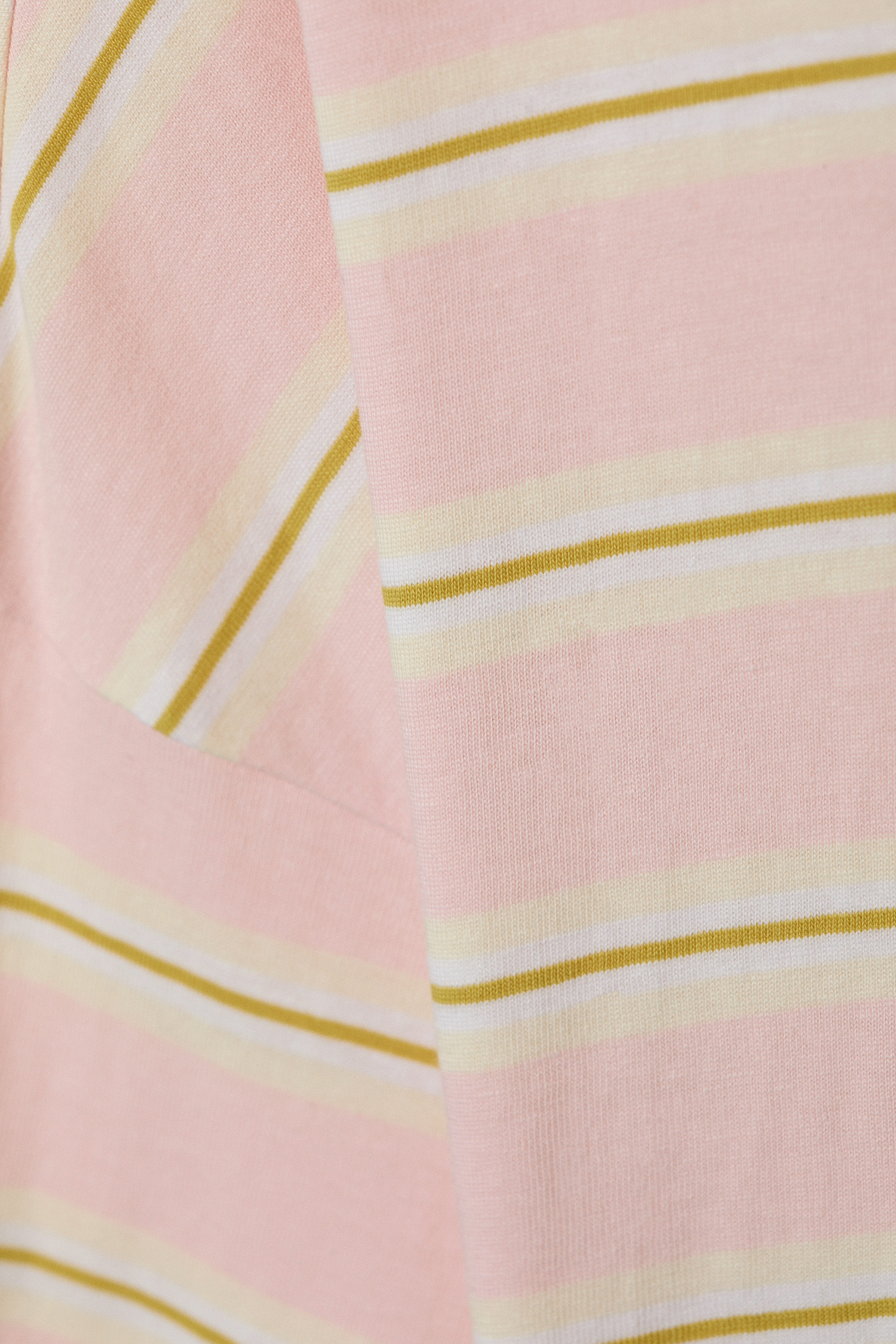 Pink - Yellow Stripes - Katoenen T-shirt met lange mouwen - 3