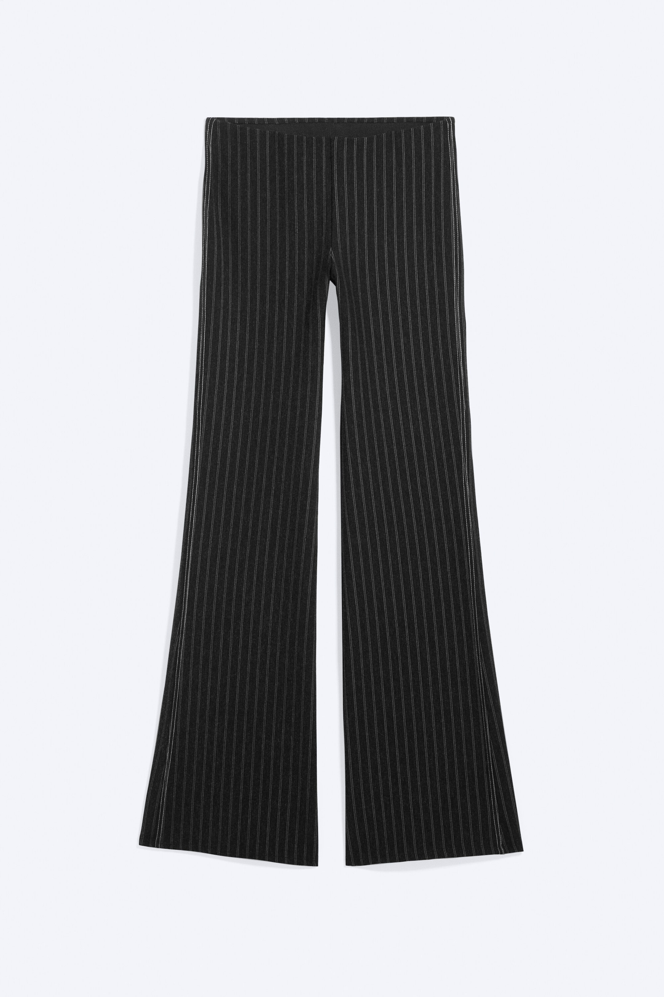 Dark Grey Pinstripe - Blair Bootcut Suiting Trousers - 3