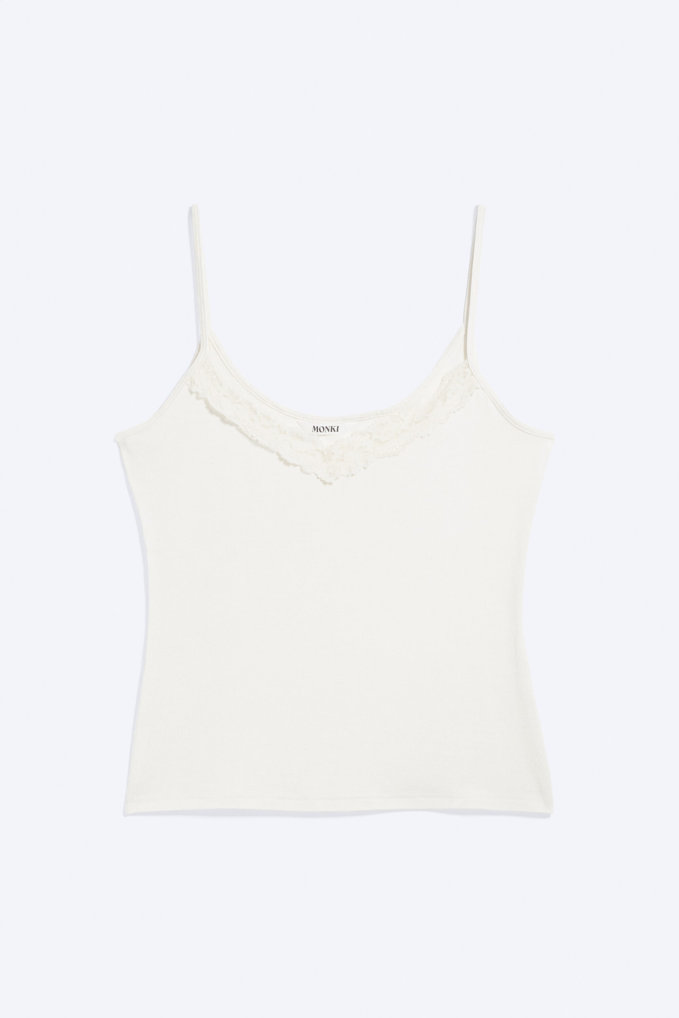 Off-white - Strappy Laced Camisole - 3