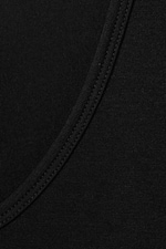 Schwarz - Longsleeve-Top mit tiefem Rückenausschnitt - 5