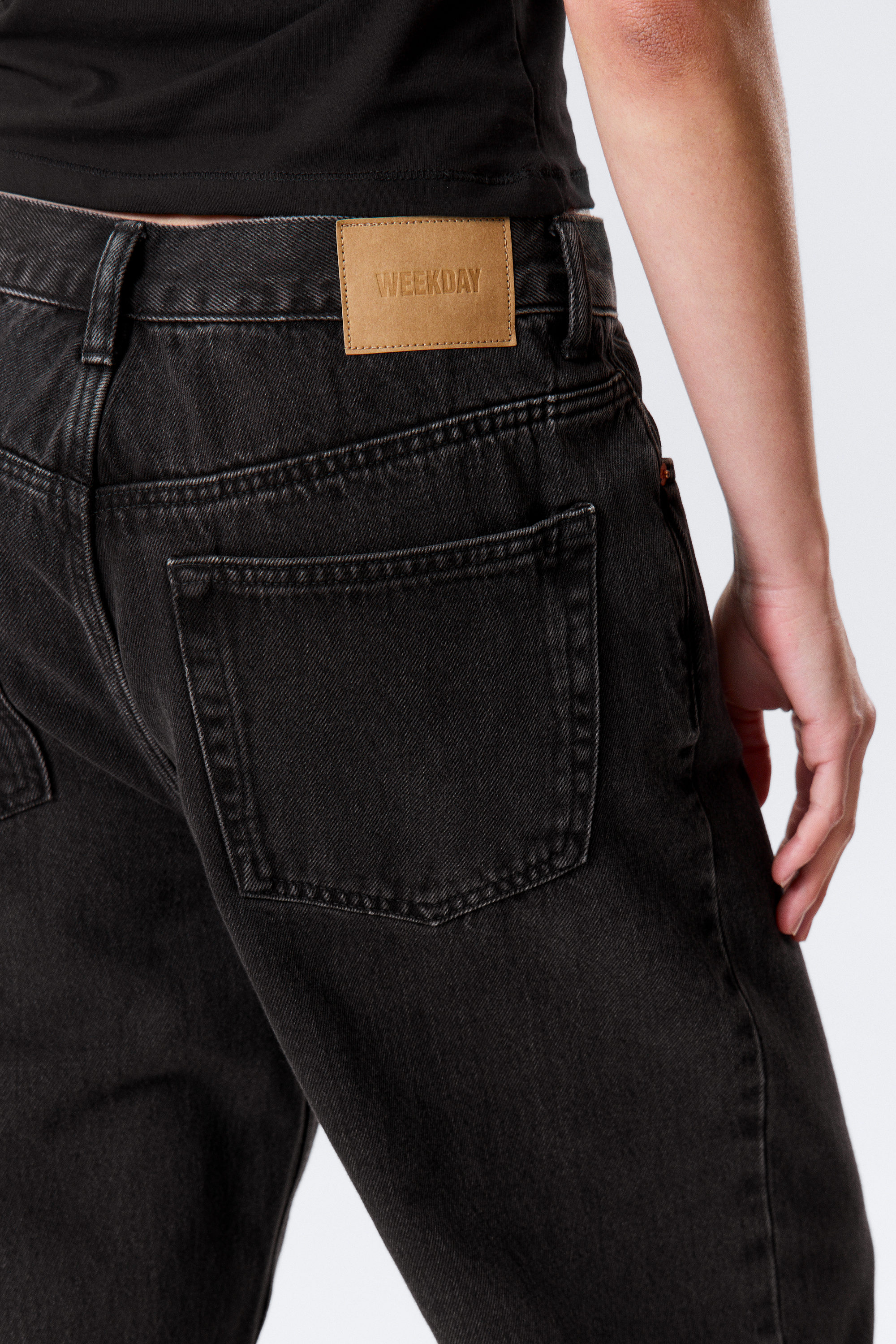 Tuned Black - Svart - Galaxy Loose Straight Leg Jeans - 11