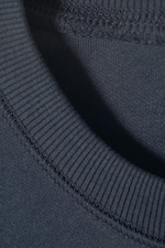 Midnight Blue - Crop Volume Sweatshirt - 1