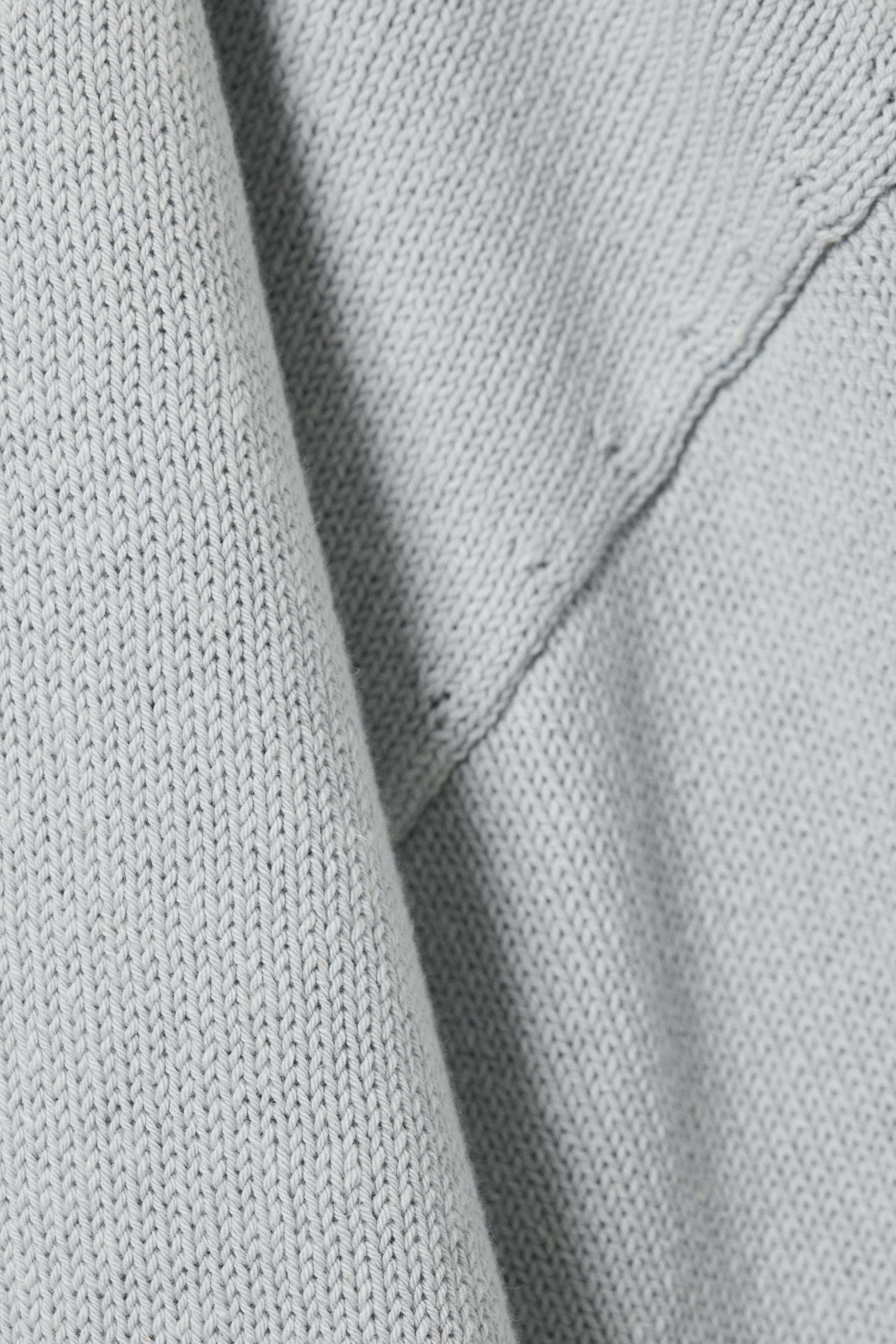 Agrandir l'image: Pull en maille de coton carré oversize - Bleu clair cendré - HOMME | H&M FR 2