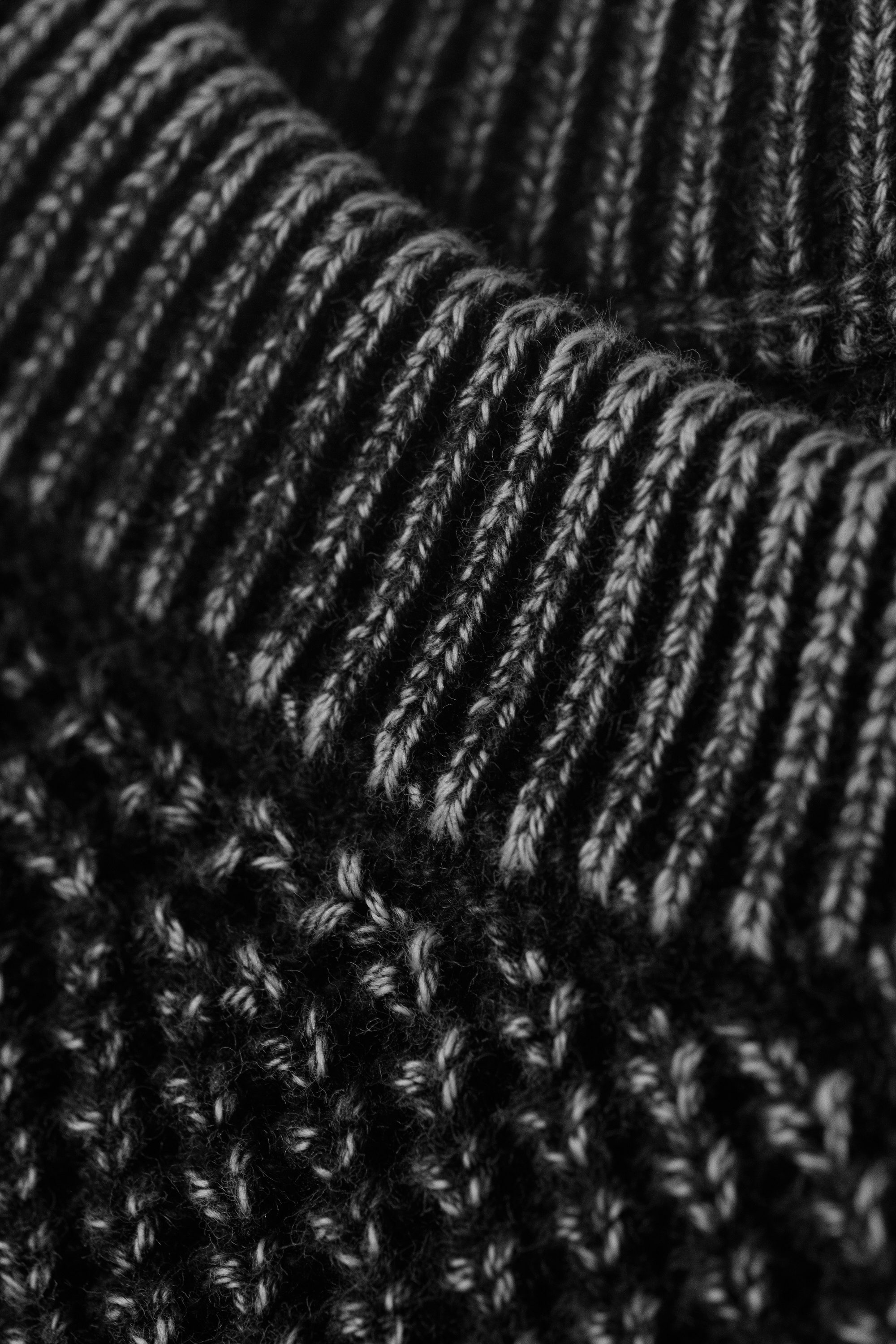 Washed Black - Washed Oversized Boxy Sweater - 2
