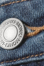 Radio Blue - Medium Blue - Low Rise Slim Flared Leg Jeans - 8