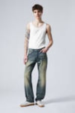 Carson Blue - Mittelblau - Orbit Mid Waist Regular Straight Leg Jeans - 2