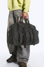 Dunkelgrau - Praktische Weekender-Tasche - 1