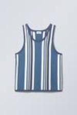Blue stripes - Mickey Terry Tank Top - 0