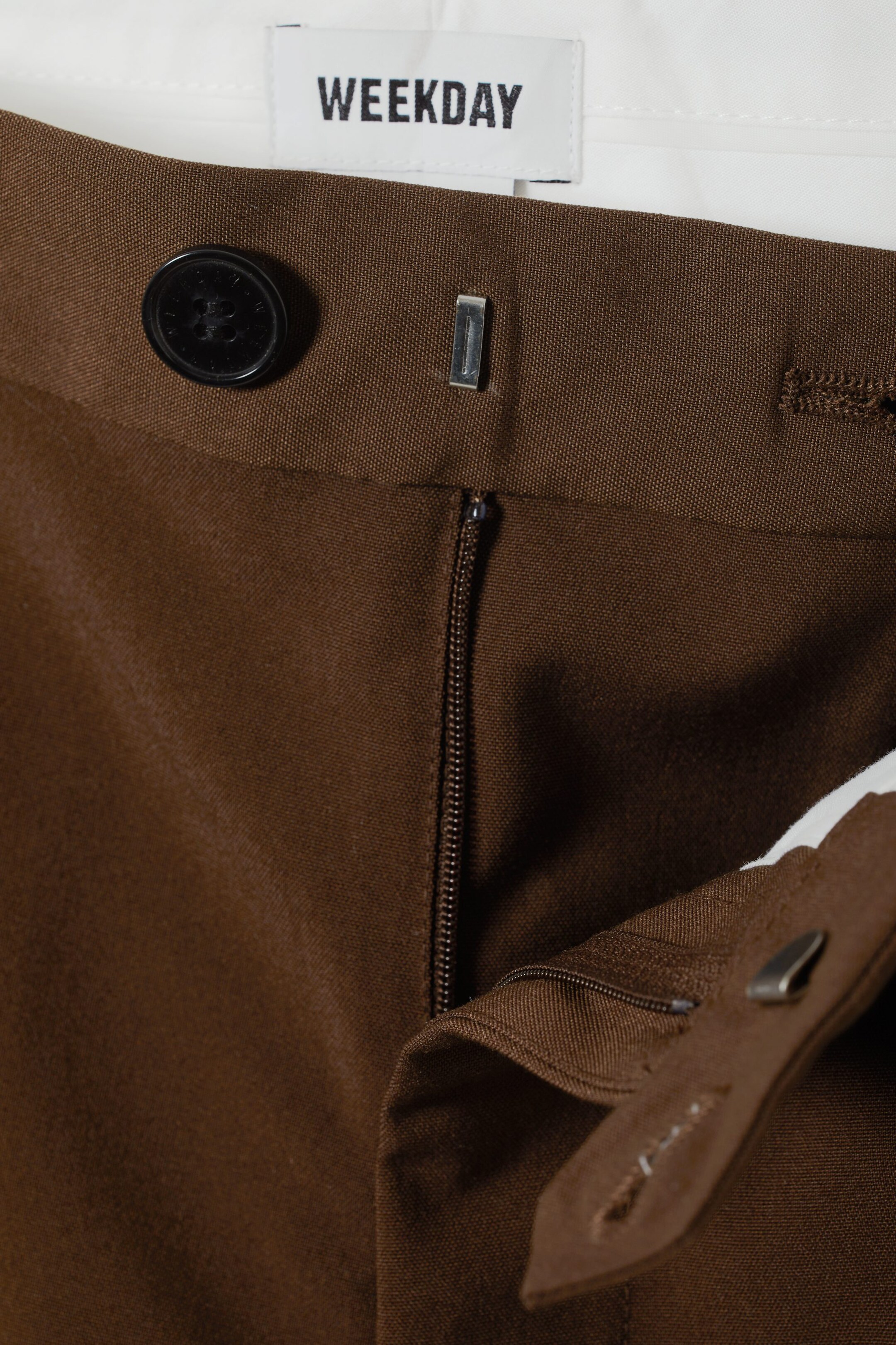 Brown - Franklin Flared Trousers - 1
