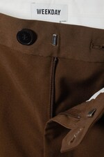 Brown - Franklin Flared Trousers - 1
