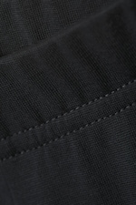 Washed Black - Soft Low Rise Loose Wide Leg Trousers - 5